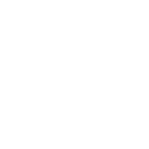 White line drawing of a firepit with flames inside on a transparent background.